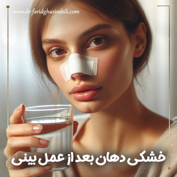 خشکی دهان بعد از عمل بینی + دکتر فرید قاضی وکیلی