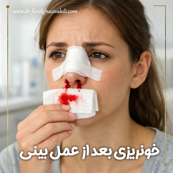 خونریزی بعد از عمل بینی + دکتر فرید قاضی وکیلی